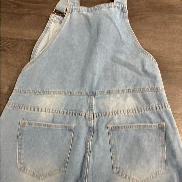 MISSLOOK Women's Denim Overalls with Floral Patterns - Picture 8 of 11